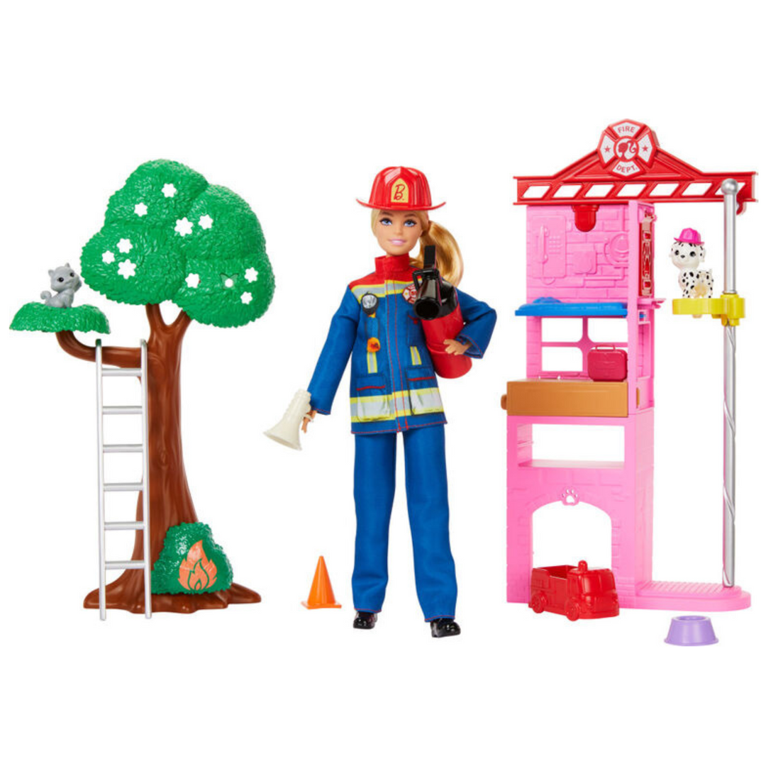 BARBIE SET DE BOMBEROS