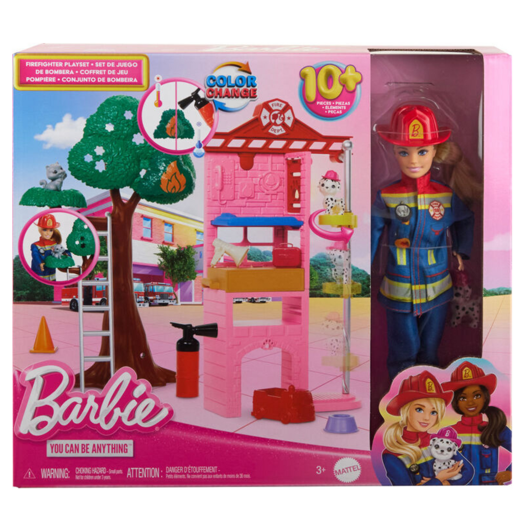 BARBIE SET DE BOMBEROS