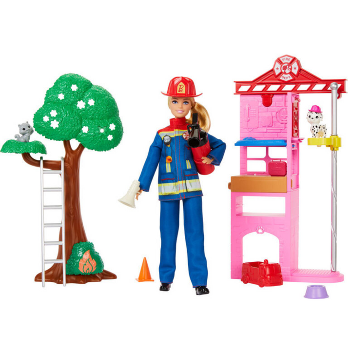 BARBIE SET DE BOMBEROS