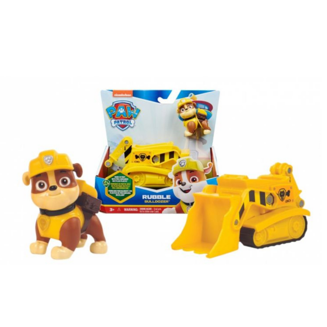 VEHHICULO PAW PATROL SOSTENIBLE RUBBLE