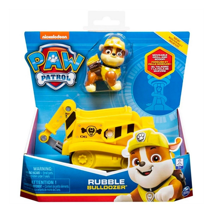 VEHHICULO PAW PATROL SOSTENIBLE RUBBLE