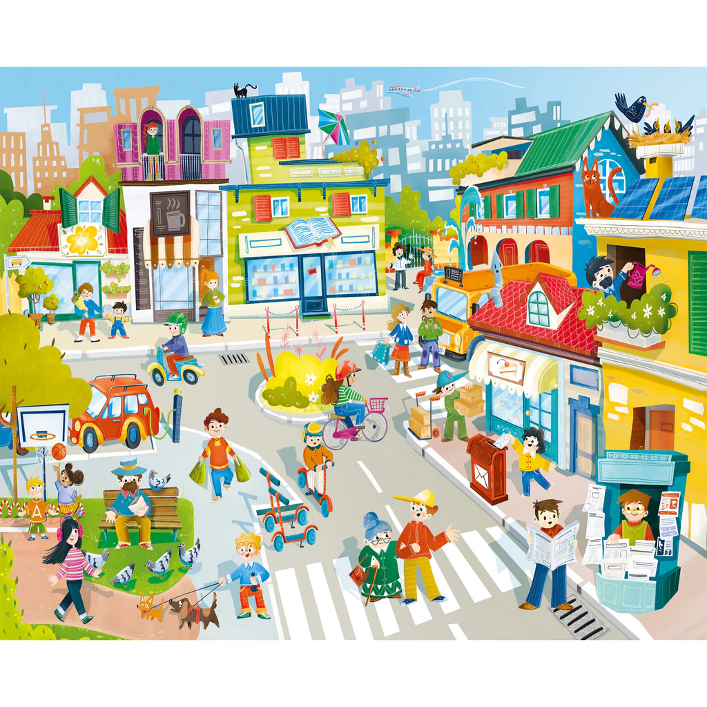 PUZZLE GIGANTE CIUDAD ECOLOGICA