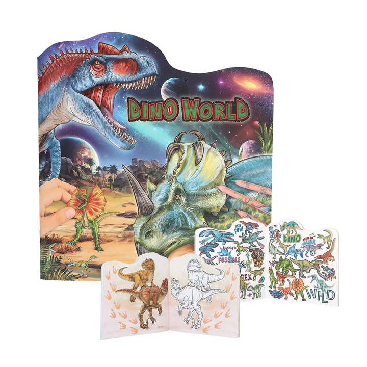 LIBRO DINO WORLD PARA COLOREAR