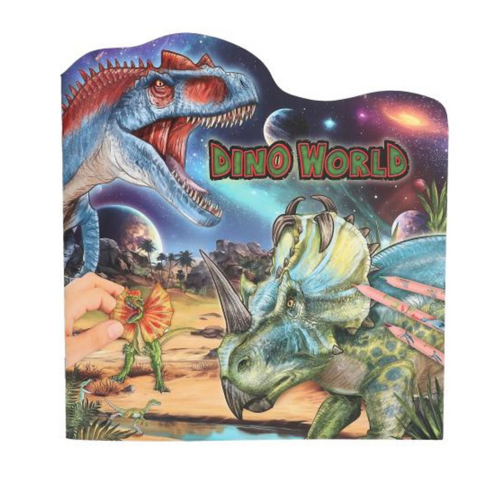 LIBRO DINO WORLD PARA COLOREAR