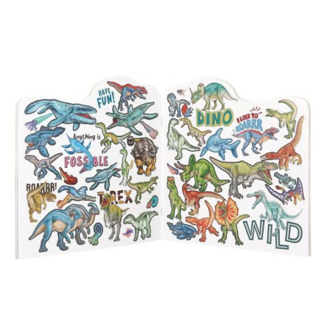 LIBRO DINO WORLD PARA COLOREAR