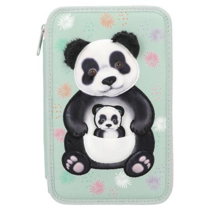 ESTUCHE TOP MODEL TRIPLE WILD PANDA