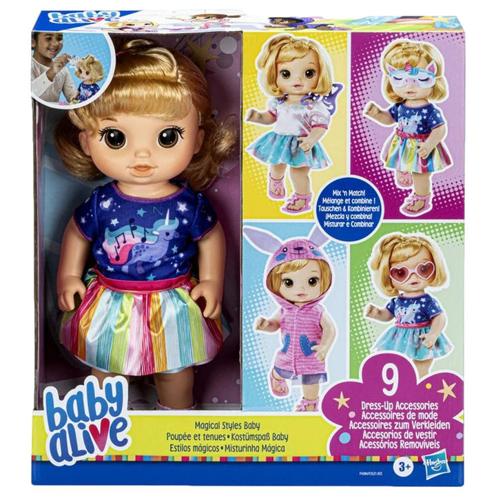 BABY ALIVE CON ACCESORIOS DE VESTIR